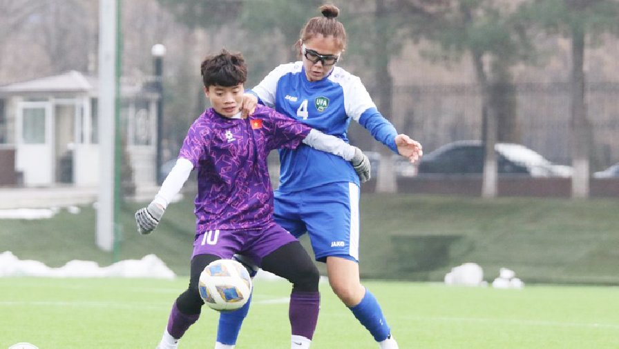 Vùi dập Uzbekistan, U20 nữ Việt Nam 'tập trận' thành công trước giải U20 châu Á 2024