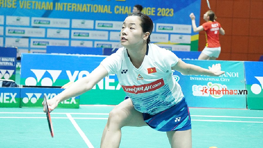  Thùy Linh thua tay vợt Indonesia, dừng bước tại vòng 2 Spain Masters
