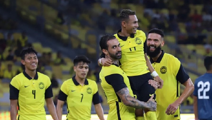 Malaysia 'hủy diệt' Brunei trong trận giao hữu trước thềm vòng loại Asian Cup 2023