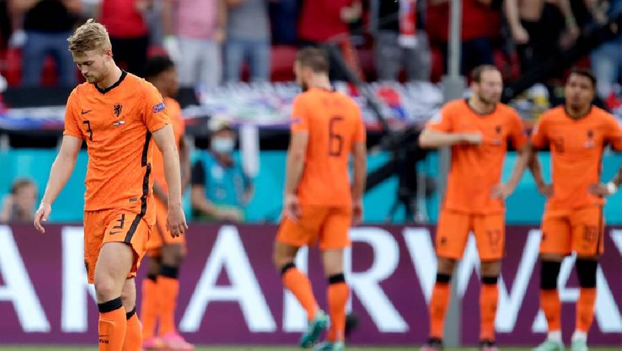 Kết quả Hà Lan vs CH Séc 0-2: Bi kịch của De Ligt