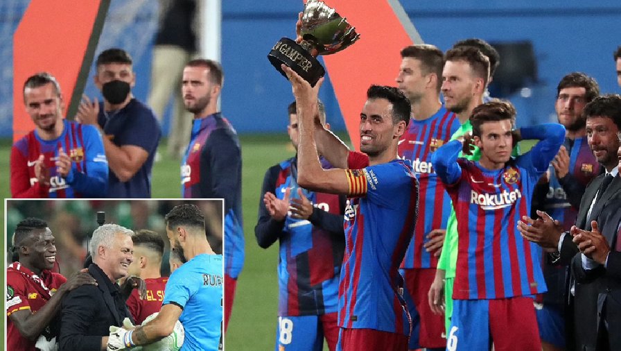 Barcelona cân nhắc kiện Roma vì tự ý rút khỏi Joan Gamper Cup