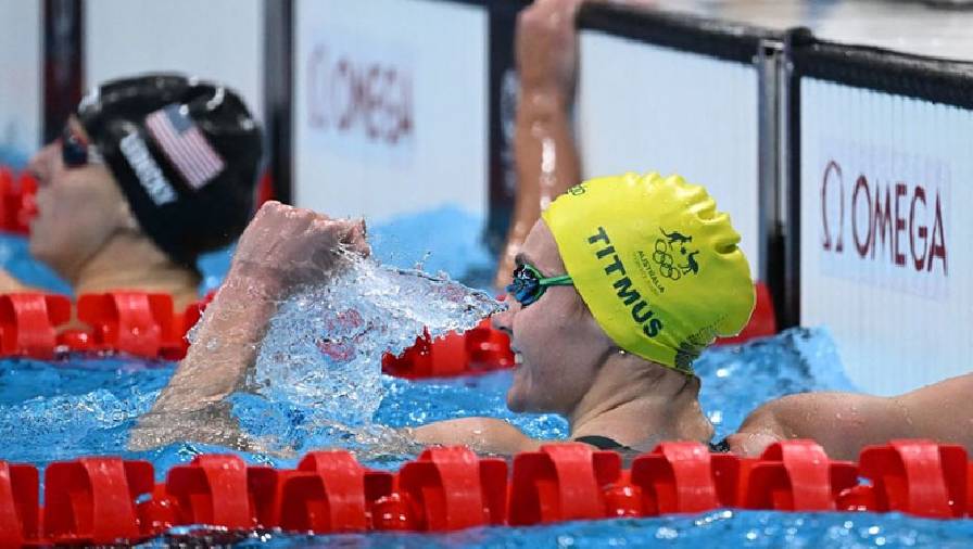 Bơi lội Olympic Tokyo 2021: Ledecky chỉ về thứ 5, Titmus giành HCV 200m tự do nữ 