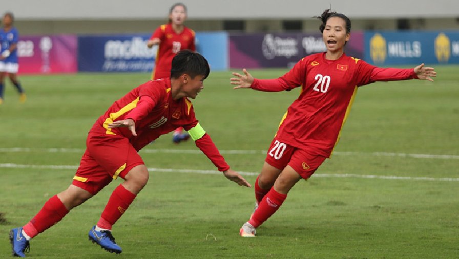 Kết quả U18 nữ Việt Nam vs Campuchia: Bữa tiệc bàn thắng