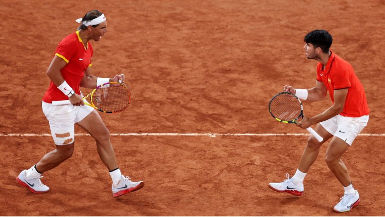 Nadal chơi ăn ý với Alcaraz, vào vòng 2 đôi nam Olympic Paris 2024