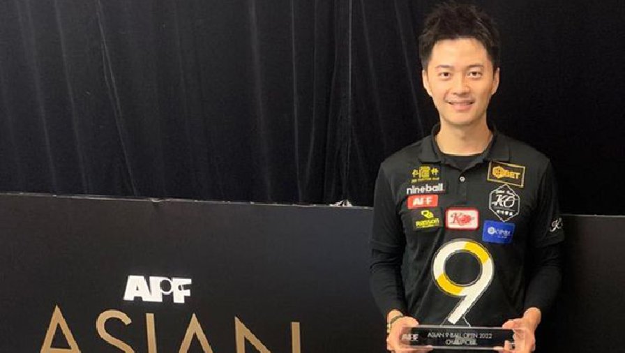 Ko Pin Yi lên ngôi ở giải pool 9 bi Vô địch châu Á 2022