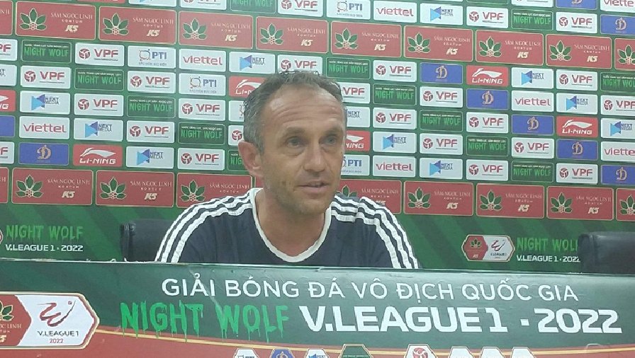 Trợ lý HLV Petrovic: Cầu thủ Thanh Hóa thiếu tự tin khi thi đấu trên sân của Viettel