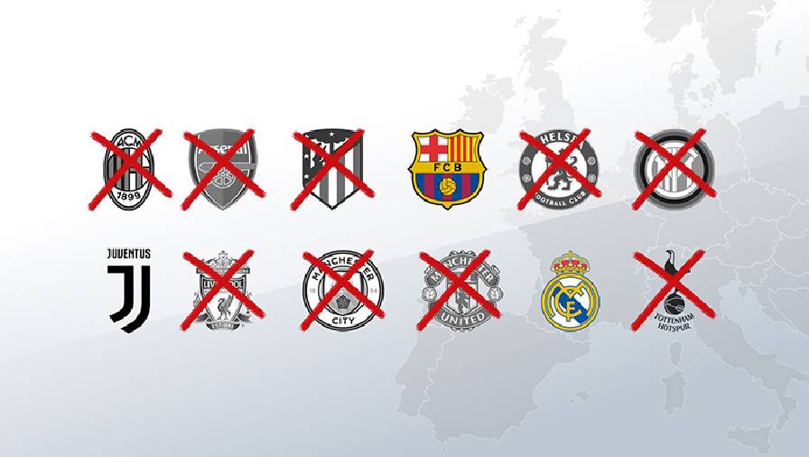 UEFA dỡ bỏ án phạt với Real, Barca và Juventus vụ Super League