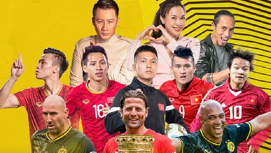 Trận Ngôi sao Việt Nam vs Huyền thoại Dortmund diễn ra lúc mấy giờ hôm nay?