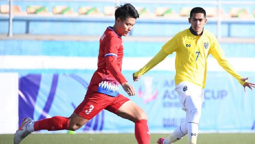 Đè bẹp Lào 3-0, U23 Thái Lan vẫn để Malaysia lấy ngôi đầu