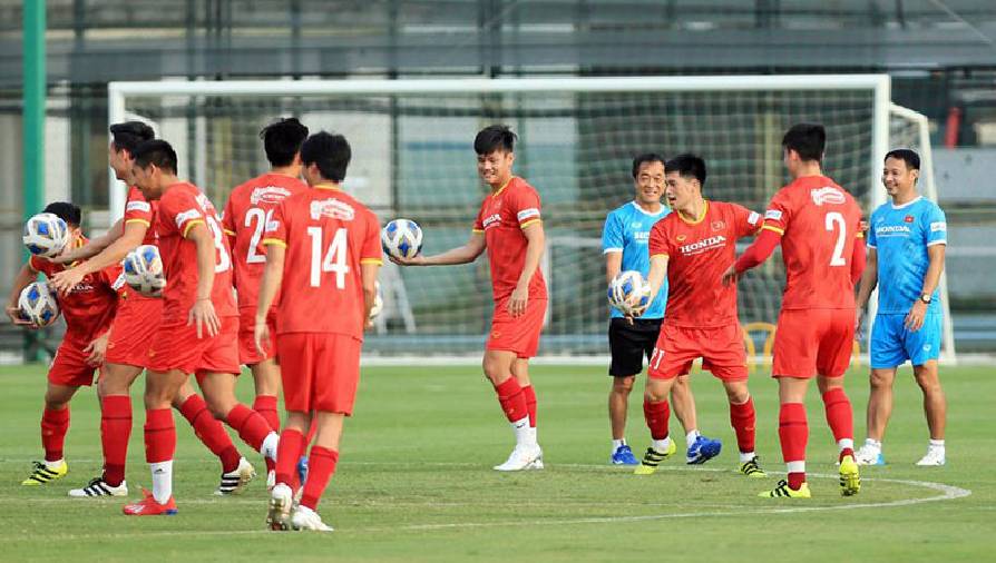 ĐT Việt Nam tập huấn ở Vũng Tàu trước thềm AFF Cup 2021