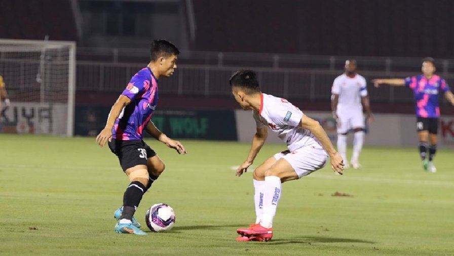 Kết quả Sài Gòn FC vs Hải Phòng: Chiến thắng sát nút, băng băng về đích