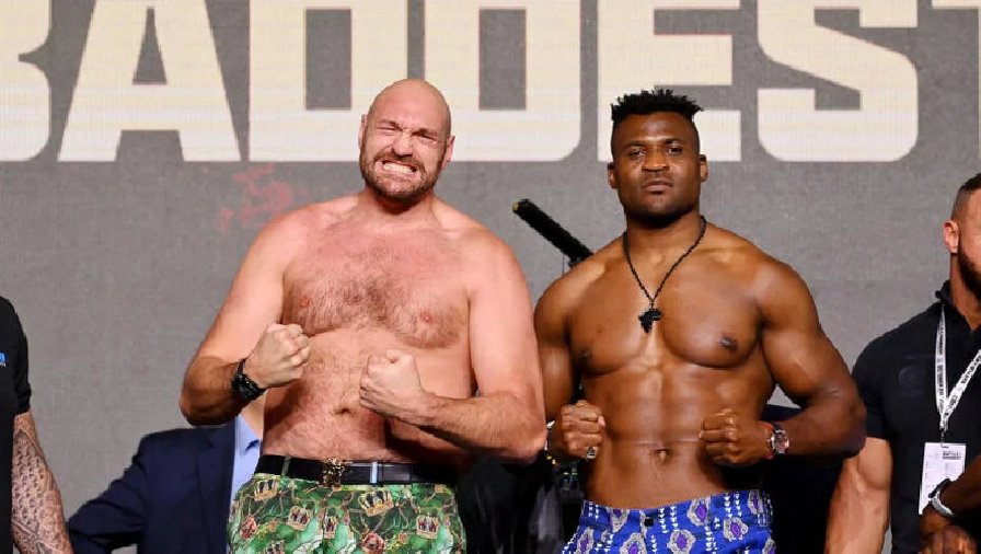 Fury, Ngannou bỏ túi 60 triệu USD từ trận Boxing 'siêu kinh điển'