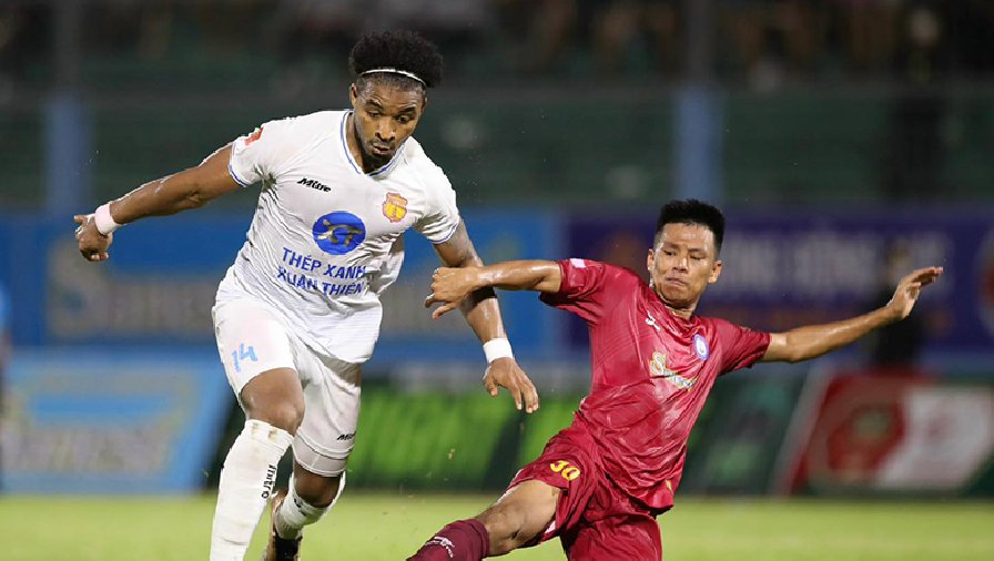 Nam Định vượt qua Khánh Hòa, SLNA mất điểm phút cuối ở trận derby Nghệ - Tĩnh