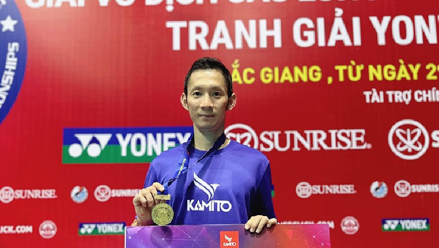 Tiến Minh trở lại vị trí số 1 trên BXH cầu lông Việt Nam