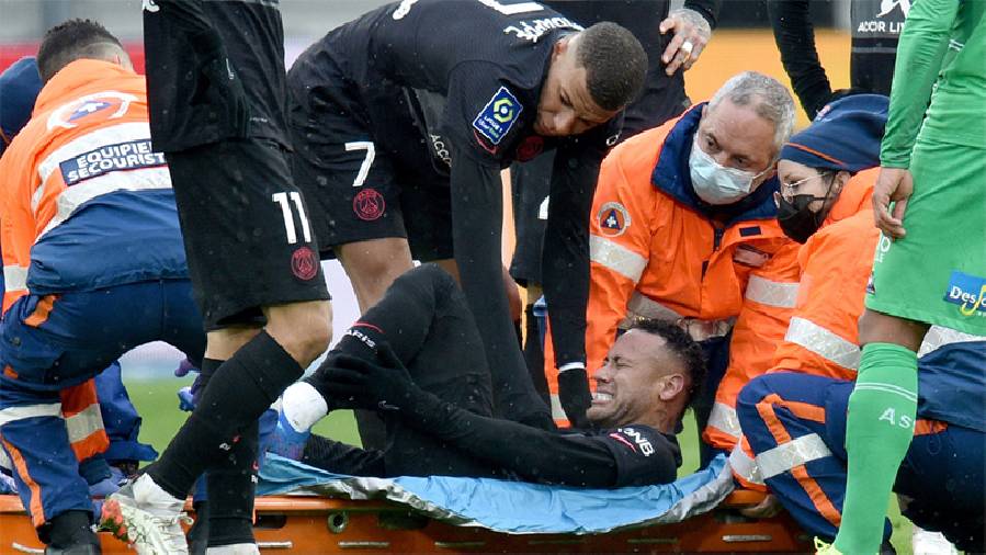 Tiền sử chấn thương của Neymar: 2 lần gãy xương chân, 671 ngày nghỉ thi đấu