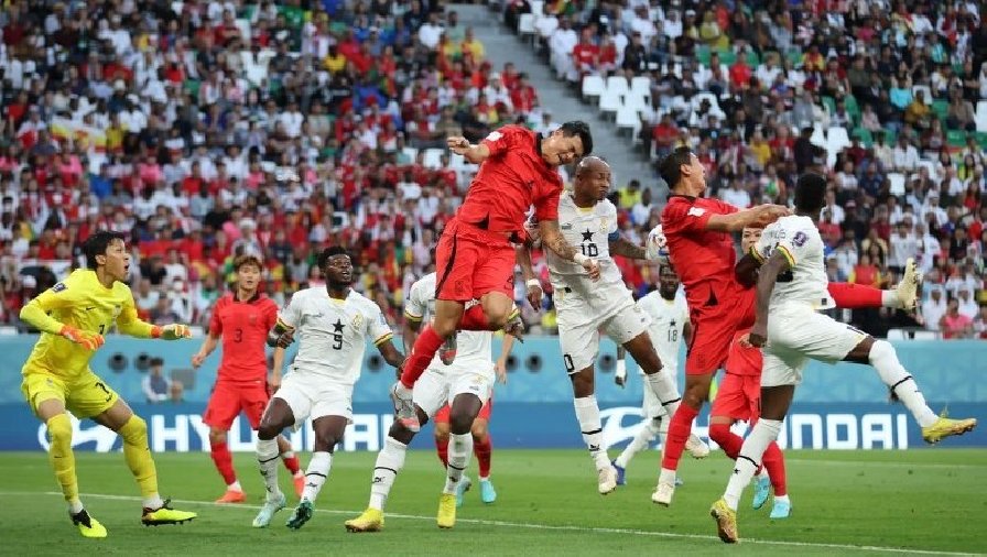 Hàn Quốc nhận bàn thua sau tình huống để bóng chạm tay của cầu thủ Ghana?