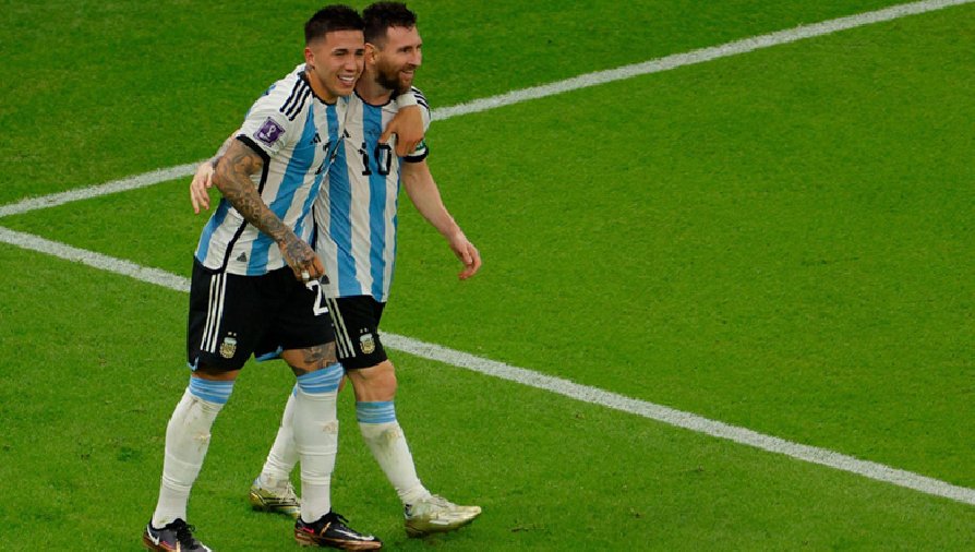 Sao trẻ Enzo Hernandez từng cầu xin Messi đừng từ giã ĐT Argentina