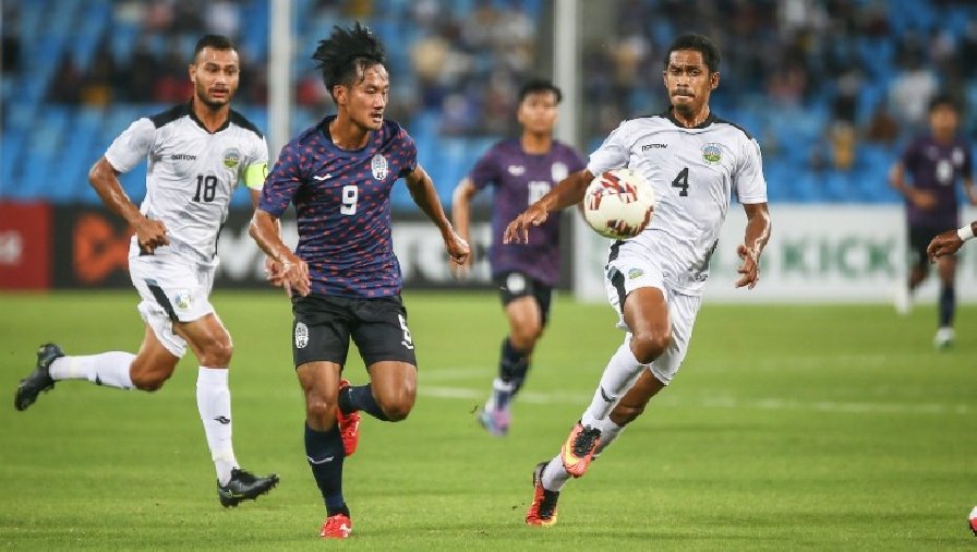 Tỷ lệ kèo hiệp 1 Campuchia vs Brunei, 17h00 ngày 29/12