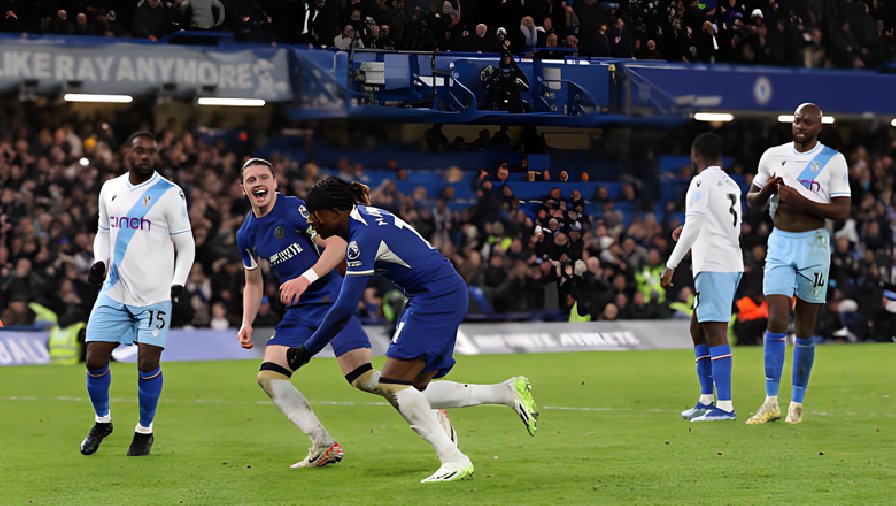 Kết quả bóng đá Chelsea vs Crystal Palace: Người hùng bất ngờ, vỡ òa phút 89