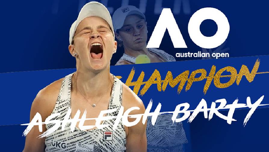 Ashleigh Barty chấm dứt cơn khát danh hiệu Úc mở rộng kéo dài 44 năm của Australia