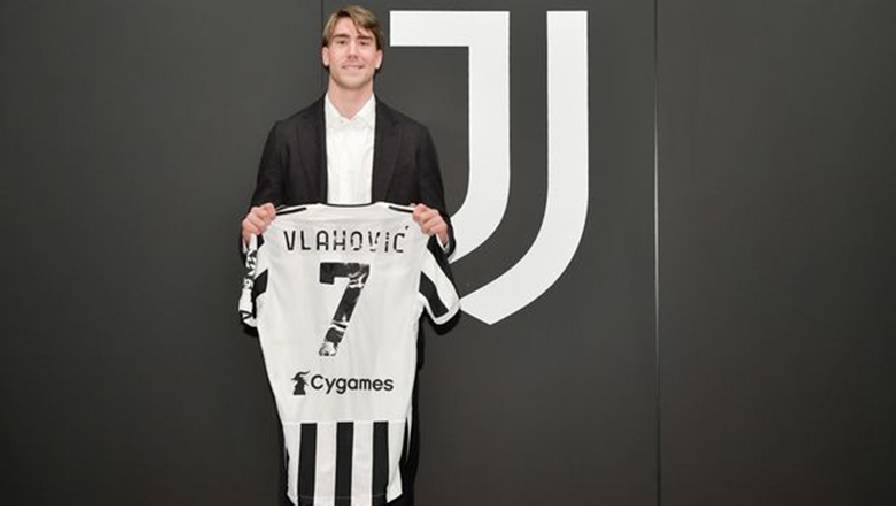 Tân binh Vlahovic kế thừa số 7 của Ronaldo ở Juventus