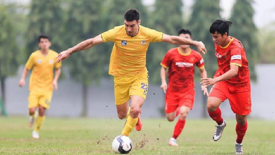 U23 Việt Nam lại thất bại trước CLB Hà Nội