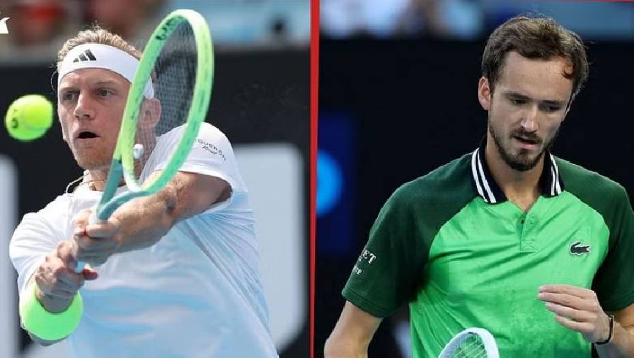 Lịch thi đấu tennis hôm nay 29/2: Tứ kết Dubai Championship - Medvedev vs Fokina