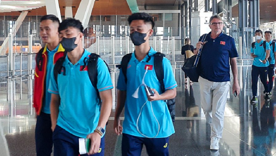U23 Việt Nam chia 2 đoàn trở về nước sau Doha Cup