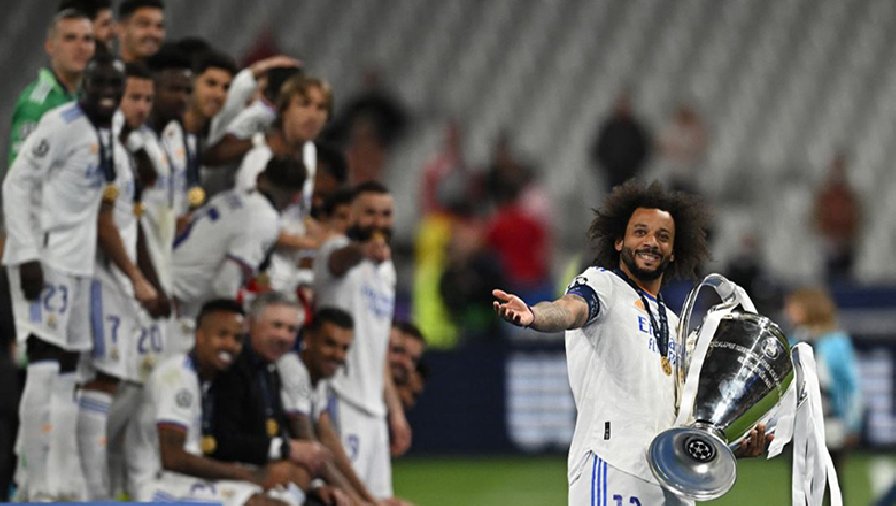 Marcelo xác nhận chia tay Real Madrid sau chức vô địch Cúp C1 châu Âu 2021/22