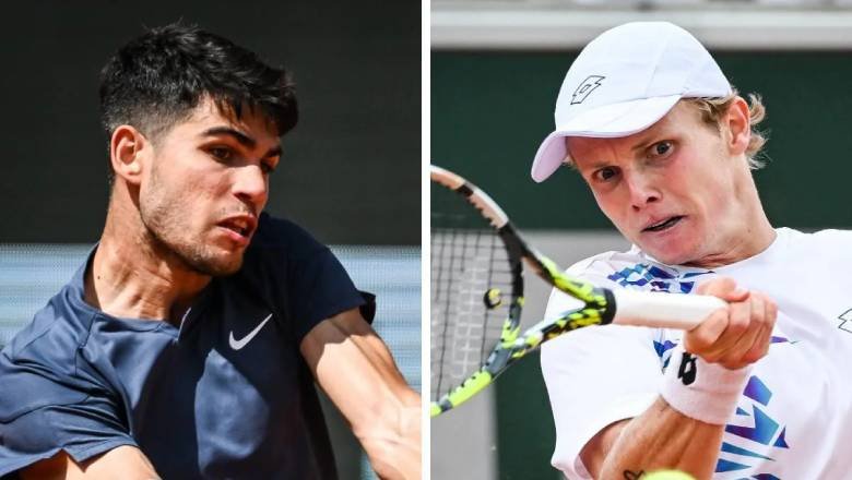 Trực tiếp tennis Alcaraz vs De Jong, Vòng 2 Roland Garros - 18h30 ngày 29/5