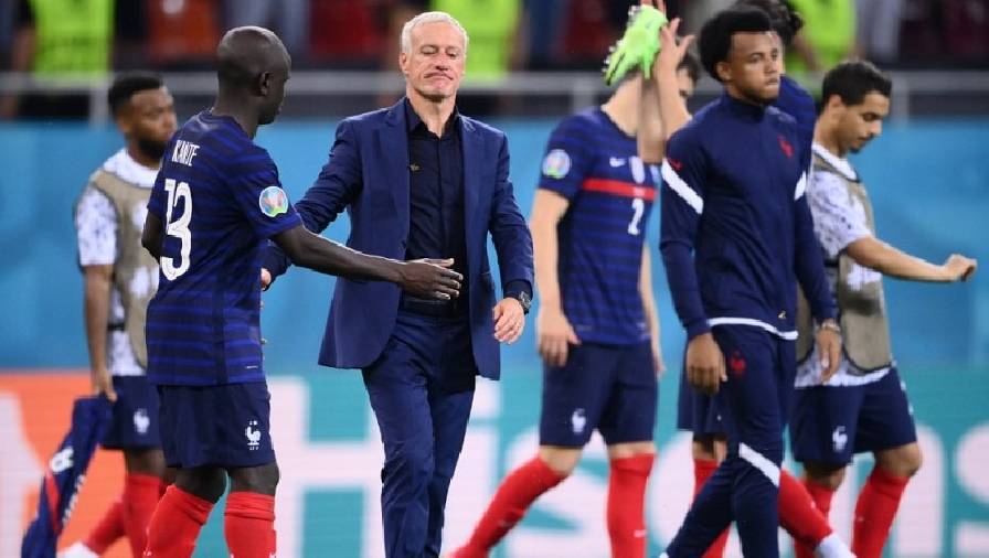HLV Deschamps quyết không từ chức dù Pháp dừng bước tại EURO 2021
