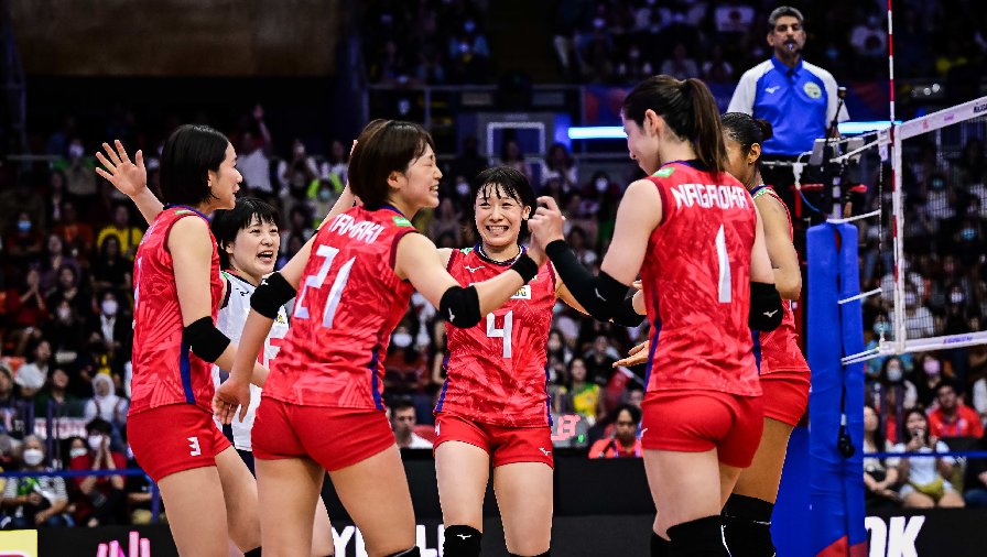 Tuyển bóng chuyền nữ Nhật Bản thắng kịch tính Thổ Nhĩ Kỳ ở Volleyball Nations League 2023
