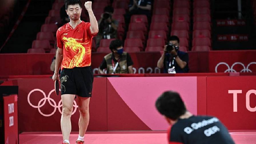Mã Long giúp Trung Quốc nắm chắc tấm HCV bóng bàn Olympic Tokyo 2021