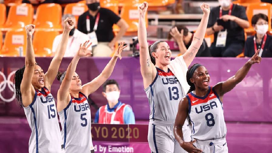 Mỹ và Latvia giành HCV môn bóng rổ 3x3 tại Olympic Tokyo