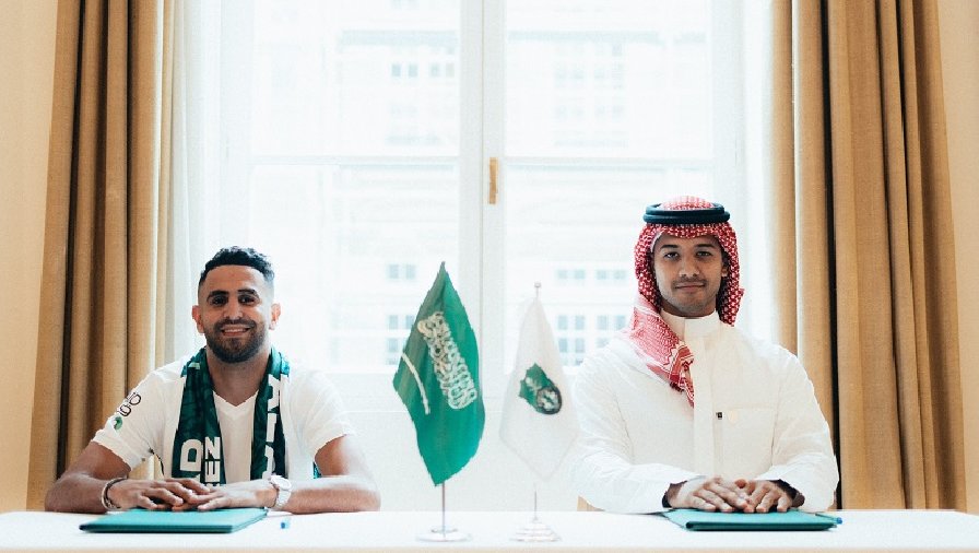 Mahrez chính thức chia tay Man City, sang Saudi Arabia làm đồng đội Firmino