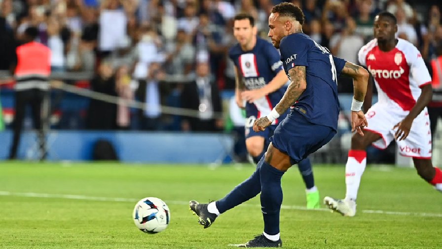Kết quả PSG vs Monaco: Neymar giúp đương kim vô địch thoát thua từ penalty