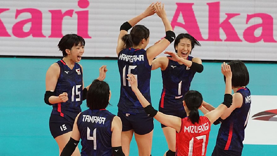 Nhật Bản đánh bại Trung Quốc, lần đầu vô địch bóng chuyền nữ châu Á