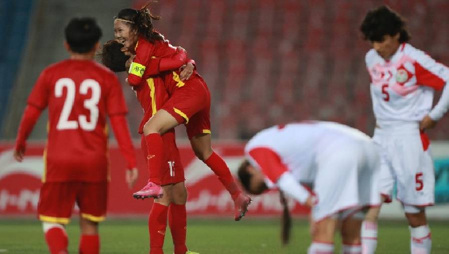 Đội tuyển nữ Việt Nam nhận thưởng gần 1 tỷ đồng sau khi giành vé dự VCK Asian Cup 2022