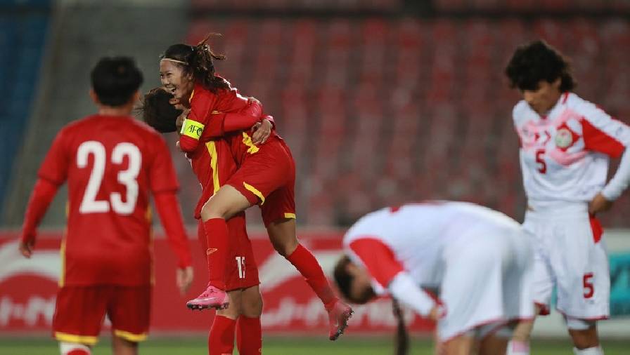 Kết quả ĐT nữ Việt Nam 7-0 Tajikistan: Những cô gái sao vàng lọt vào vòng chung kết Asian Cup nữ 2022