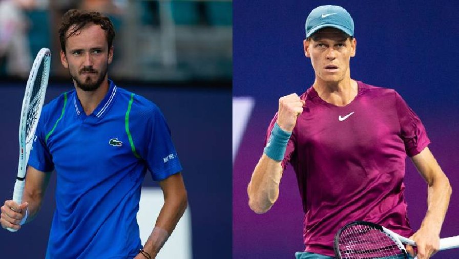 Kết quả tennis ngày 29/10: Medvedev và Sinner vào Chung kết Vienna Open