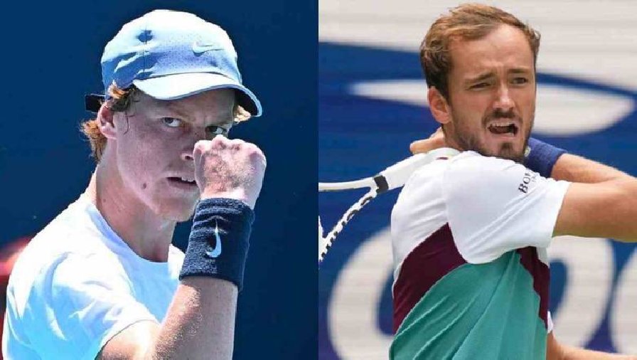 Lịch thi đấu tennis Chung kết Vienna Open: Medvedev đấu Sinner khi nào?