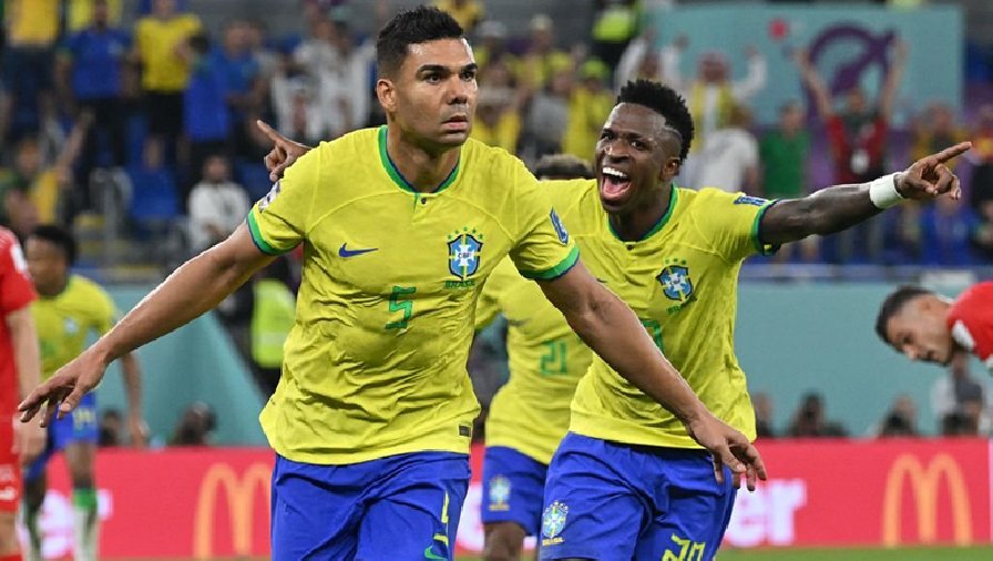 Kết quả bóng đá Brazil vs Thụy Sĩ: Người hùng không ai ngờ giành vé đi tiếp cho Selecao