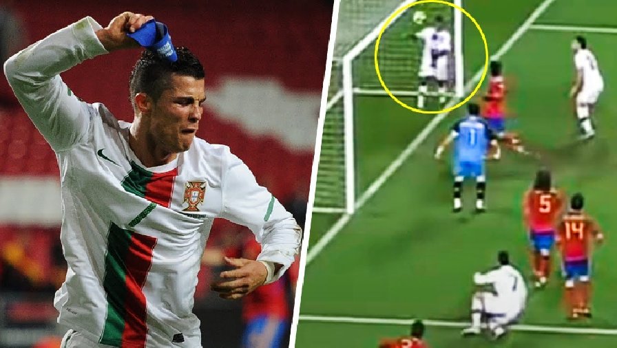 Ronaldo hành xử ra sao ở những lần bị 'đánh cắp' bàn thắng?