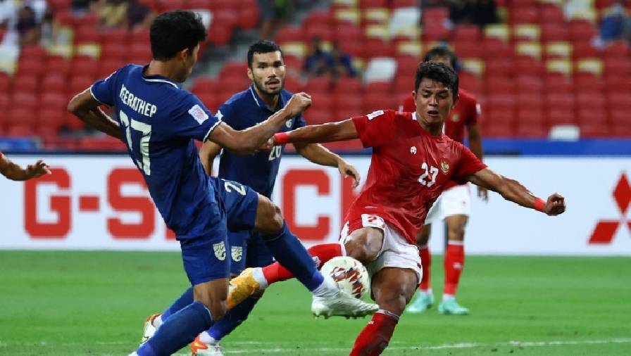 Indonesia không sút trúng đích quả nào ở hiệp 1 chung kết lượt đi AFF Cup