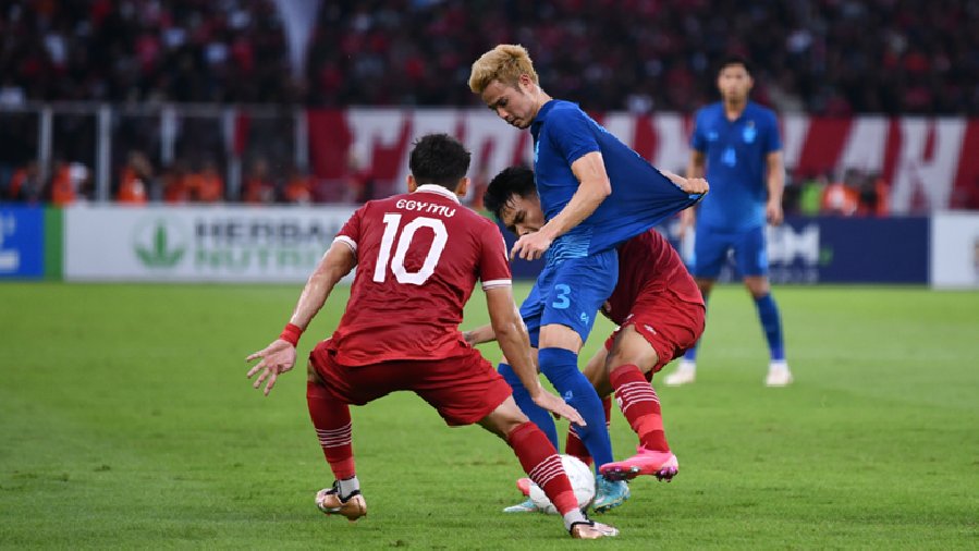 Kết quả bóng đá Indonesia vs Thái Lan: 'Garuda' rơi điểm trong thế hơn người