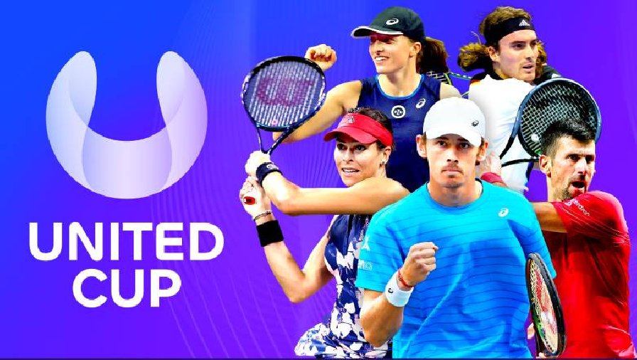 Link xem trực tiếp tennis United Cup 2024 hôm nay mới nhất