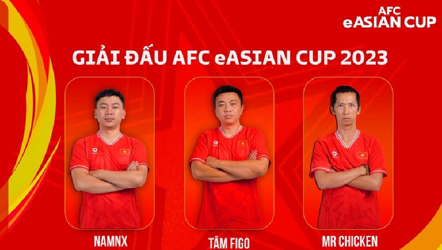 ĐT Việt Nam nằm cùng bảng Nhật Bản và Indonesia ở eAsian Cup 2023