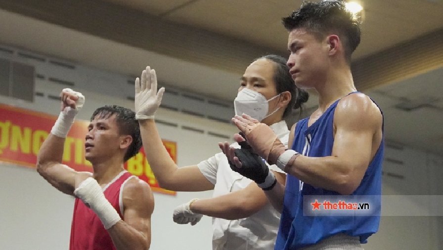 Lê Hữu Toàn thắng ngược ở chung kết Boxing toàn quốc