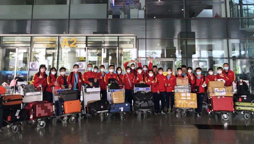 ĐT futsal nữ Việt Nam về nước chuẩn bị SEA Games 31 sau chuyến tập huấn Bahrain