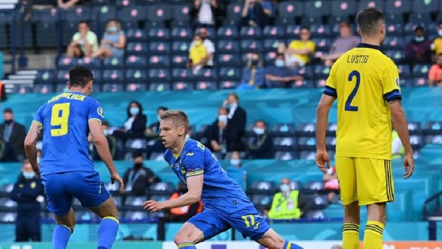 Video bàn thắng Thụy Điển vs Ukraine: Đẳng cấp của Zinchenko
